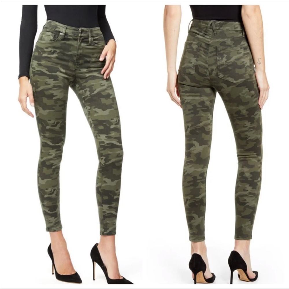 Good American Camo Jeans - NEW